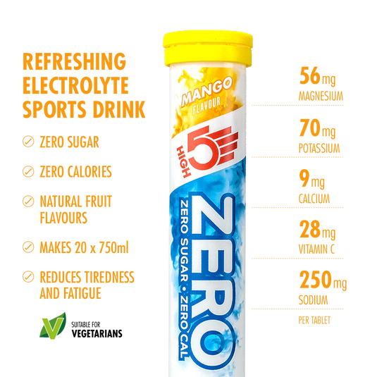 High5 Electrolyte Tabs ZERO Mango (8x20 tabs)