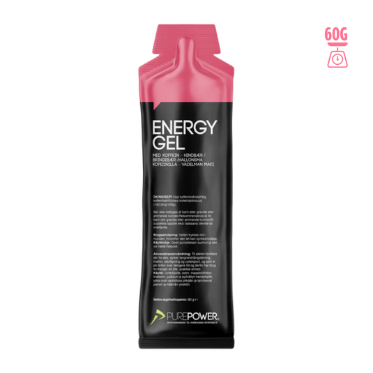 PurePower Energy Gel Raspberry with Caffeine (60g)