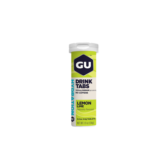 GU Energy Electrolyte Tabs Hydration Lemon Lime (8 x 12 Tabs)