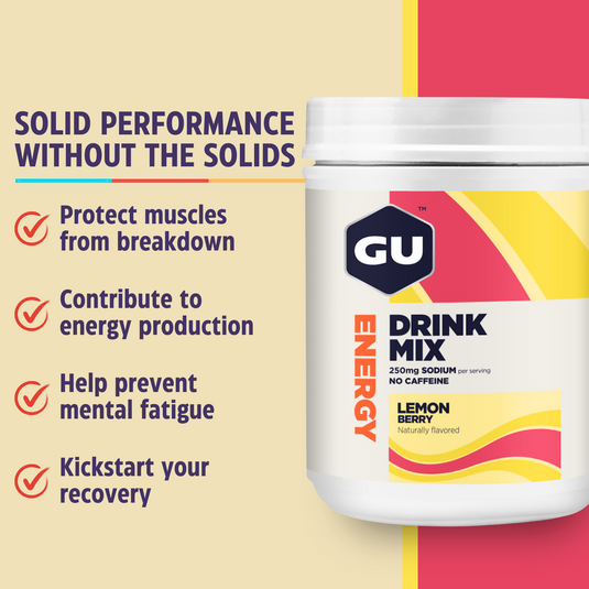 GU Energy Drink Mix Lemon Berry (30 Servings)