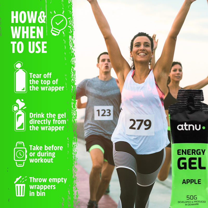 Load image into Gallery viewer, ATNU Energy Gel Apple (15x50g)
