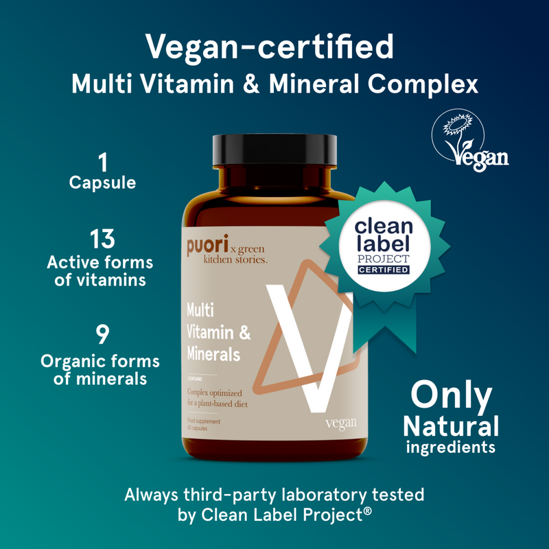 Load image into Gallery viewer, Puori V Multivitamin and Minerals (60 Capsules)
