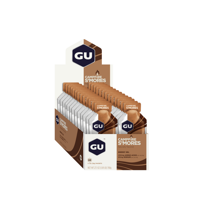 GU Energy Gel Campfire S'mores (24 x 32g)