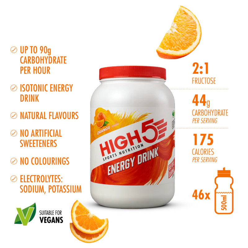 Load image into Gallery viewer, High5 Energy Drink Orange (2200g)
