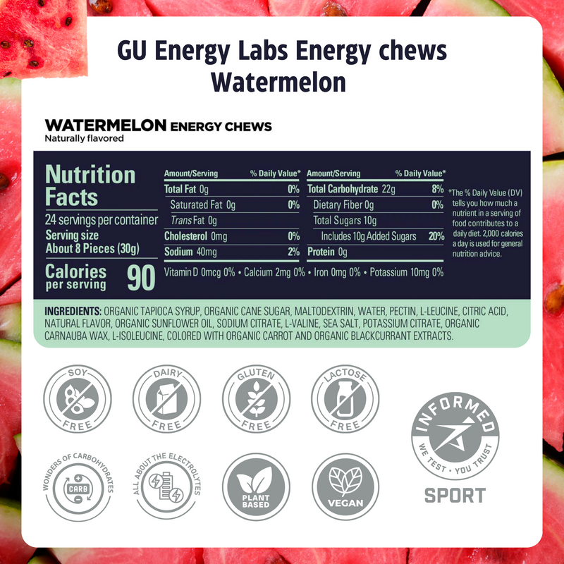 Load image into Gallery viewer, GU Energy Chews Watermelon (30g)
