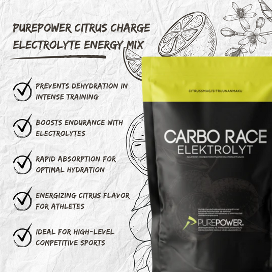 PurePower Carbo Race Electrolyte Drink Citrus (1000g)