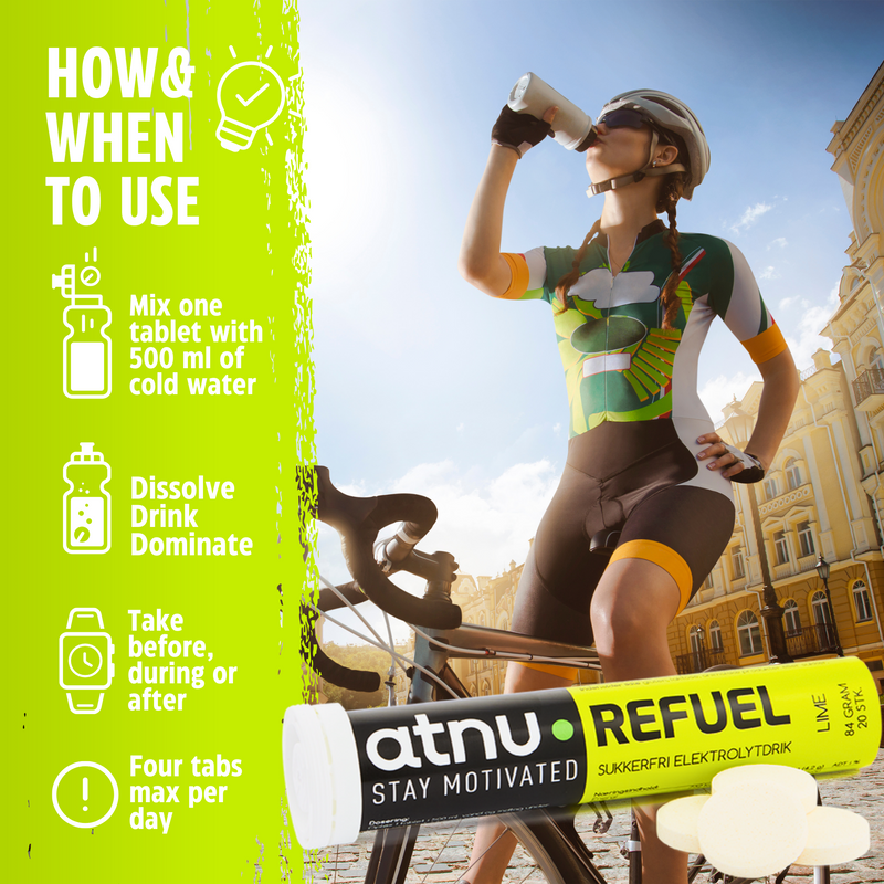 Load image into Gallery viewer, ATNU Refuel Electrolyte Tabs Lime (20 Tabs)
