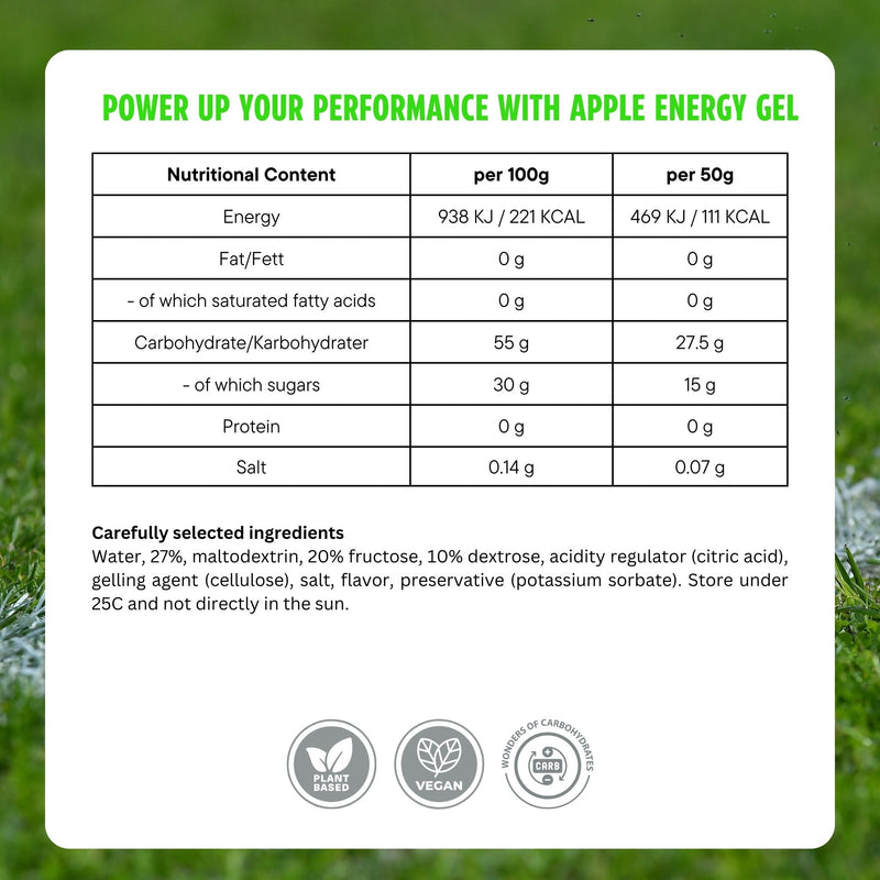 Load image into Gallery viewer, ATNU Energy Gel Apple (15x50g)
