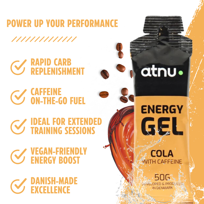 Load image into Gallery viewer, ATNU Energy Gel Cola with Caffeine (15x50g)
