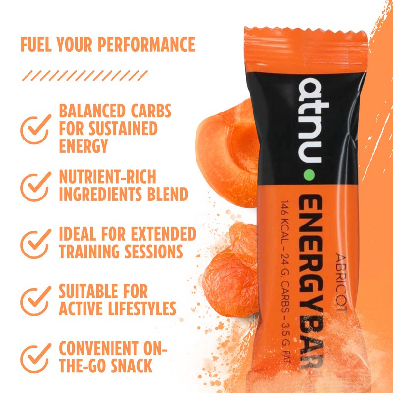 Load image into Gallery viewer, ATNU Energy Bar Apricot (12x40g)
