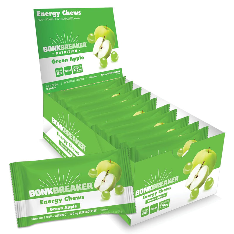 Load image into Gallery viewer, Bonk Breaker Energy Chews Green Apple (10 x 50g)
