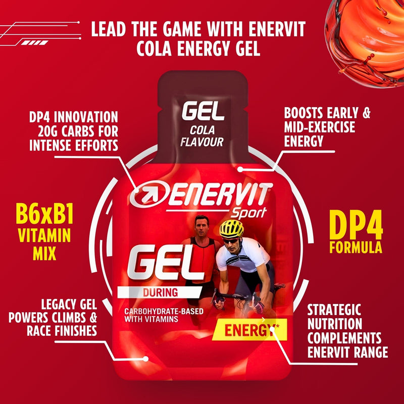 Load image into Gallery viewer, Enervit Sport Energy Gel Cola 25ml - Benefits
