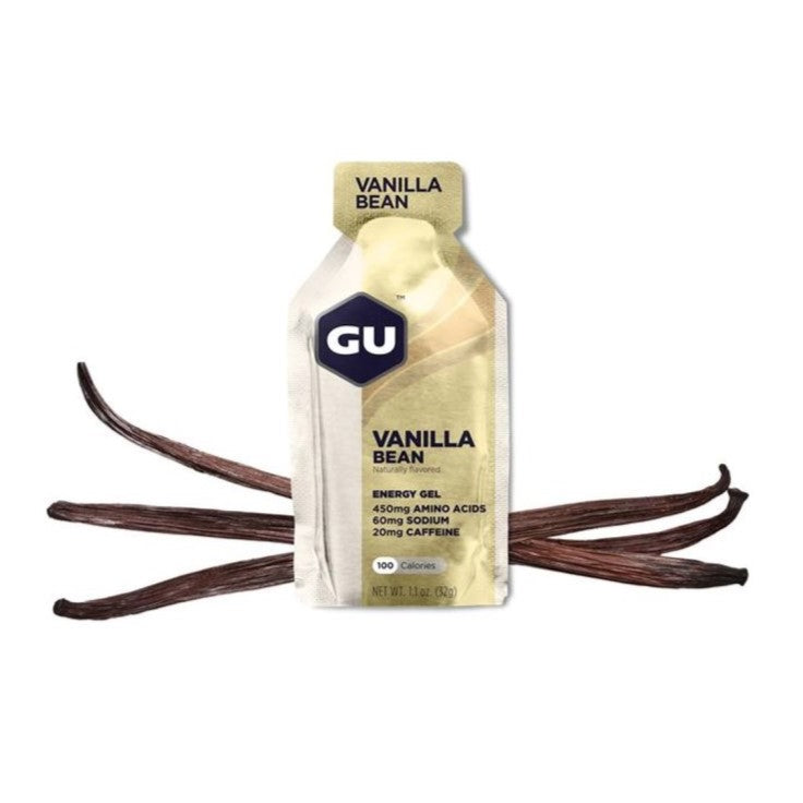 Load image into Gallery viewer, GU Energy Gel Vanilla Bean with Caffeine (24 x 32g)
