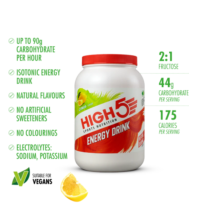 Load image into Gallery viewer, High5 Energy Drink Citrus (1000g)
