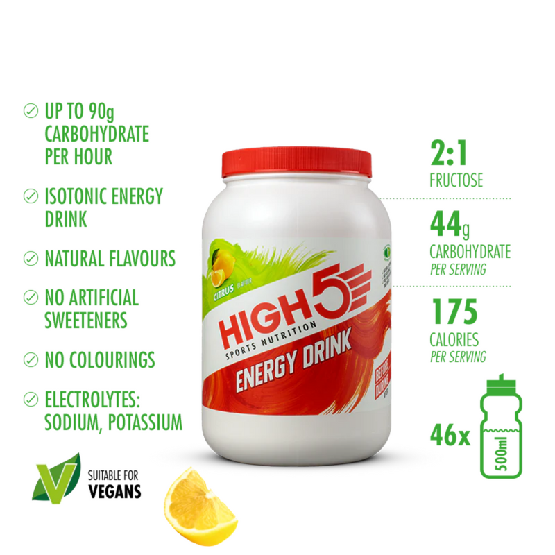 Load image into Gallery viewer, High5 Energy Drink Citrus (2200g)
