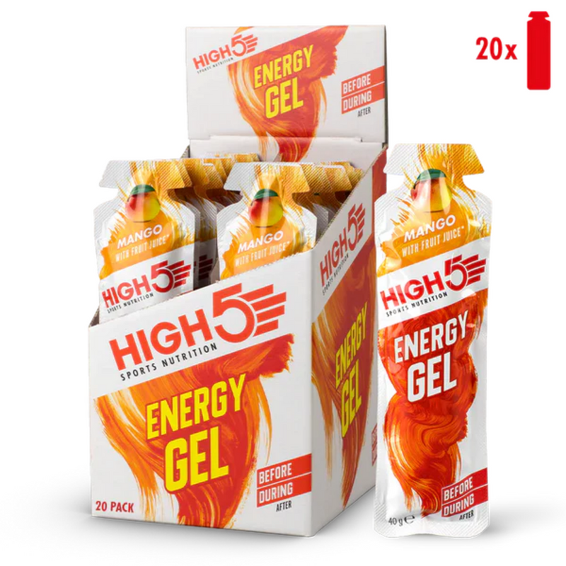 Load image into Gallery viewer, High5 Energy Gel Mango (20 x 40g).
