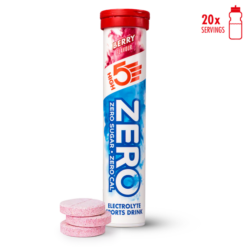 Load image into Gallery viewer, High5 Electrolyte Tabs ZERO Berry (20 tabs)
