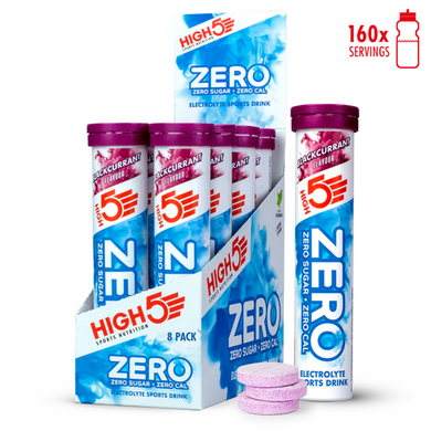 High5 Electrolyte Tabs ZERO Blackcurrant (8x20 tabs)