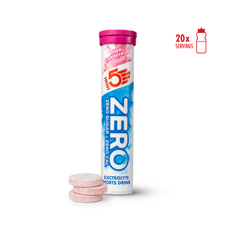 Load image into Gallery viewer, High5 Electrolyte Tabs ZERO Pink Grapefruit (20 tabs)
