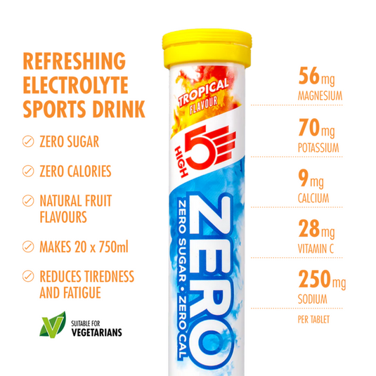 High5 Electrolyte Tabs ZERO Tropical (20 tabs)