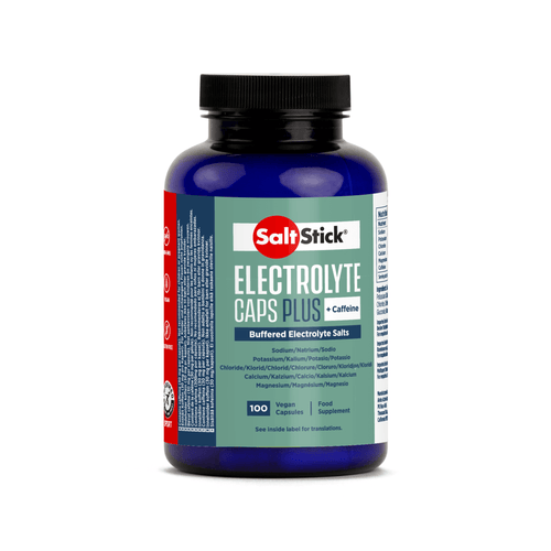 SaltStick PLUS Electrolyte capsules with Caffeine (100 Caps)