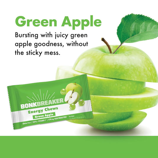 Bonk Breaker Energy Chews Green Apple (10 x 50g)