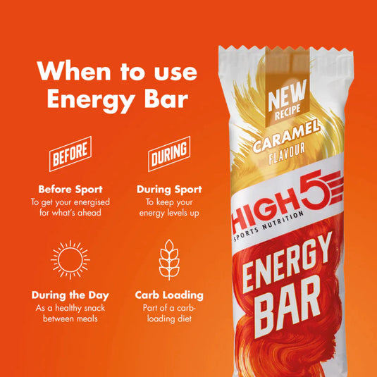 High5 Energy Bar Caramel (12 x 55g)