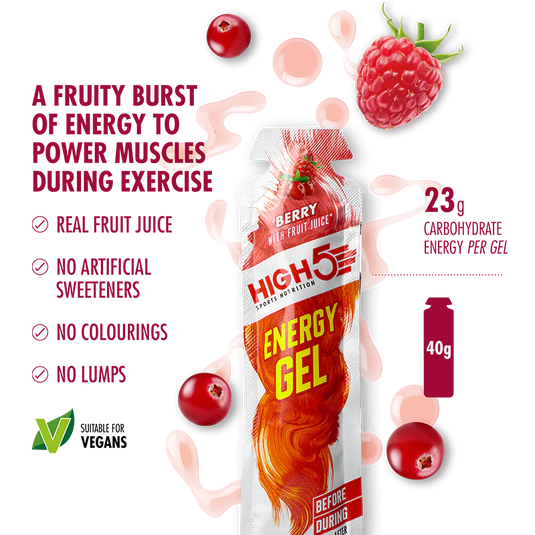 High5 Energy Gel Mixed Flavors 40 g x 20 pcs.