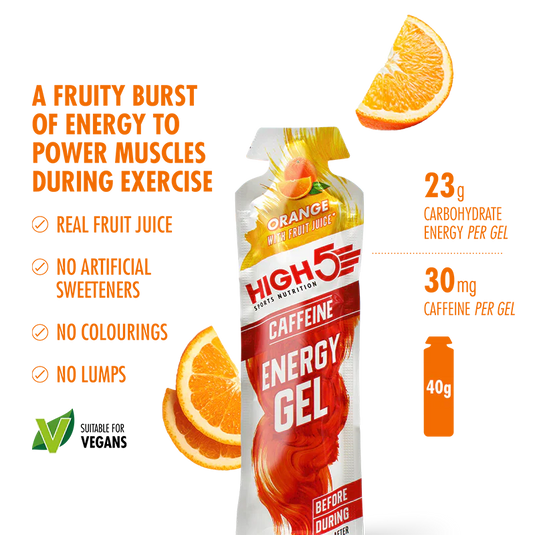 High5 Energy Gel Mixed Flavors 40 g x 20 pcs.