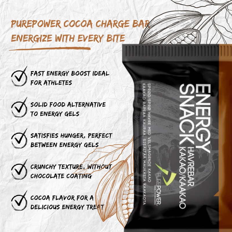 Load image into Gallery viewer, PurePower Energy Bar Oat/Cocoa (12x60g)
