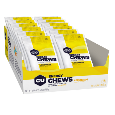 GU Energy Chews Lemonade (12 x 60g)